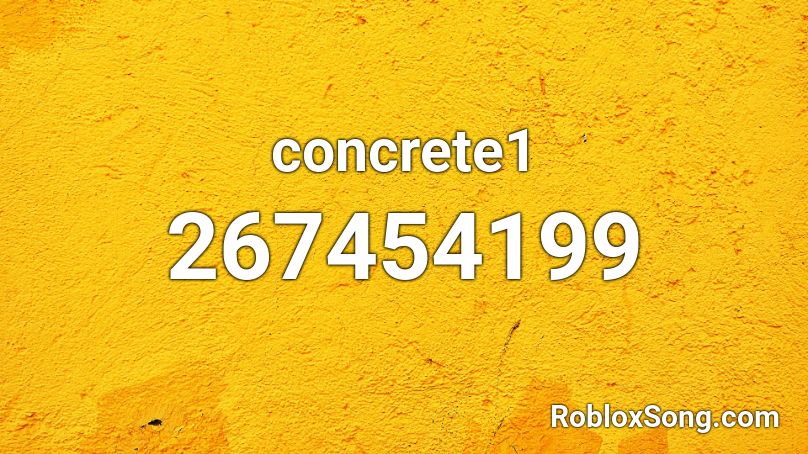 concrete1 Roblox ID