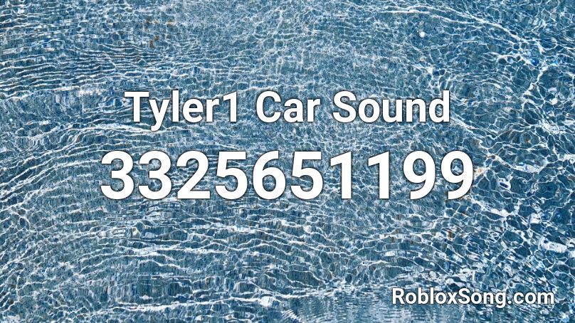 car sounds roblox id