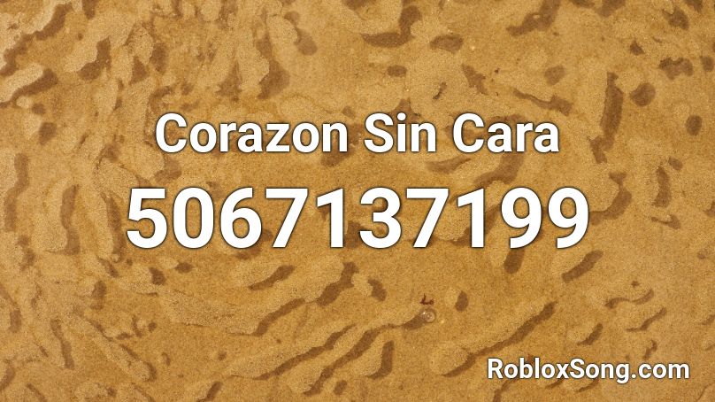 Corazon Sin Cara Roblox ID