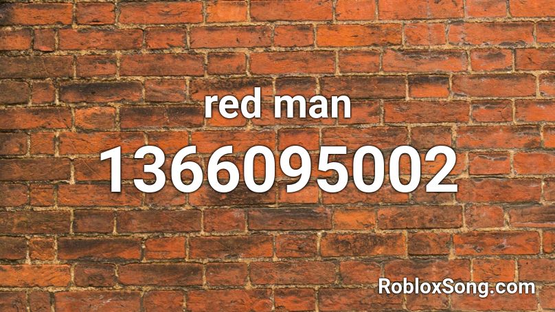 red man Roblox ID