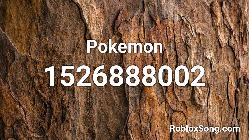 Pokemon Roblox ID