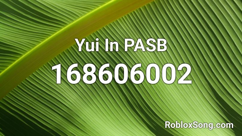 Yui In PASB Roblox ID