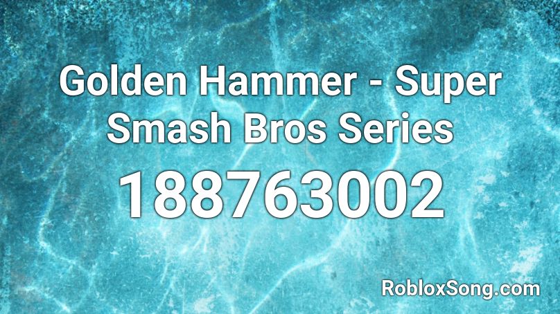 Golden Hammer - Super Smash Bros Series Roblox ID