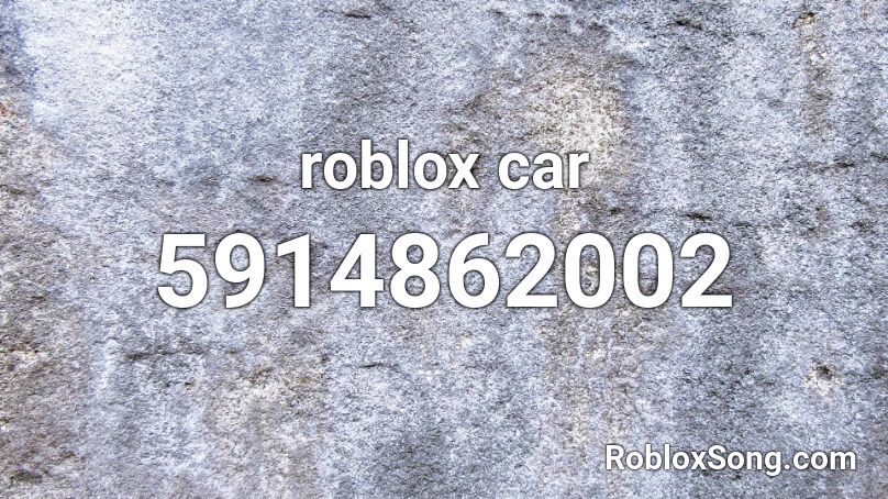 roblox car Roblox ID