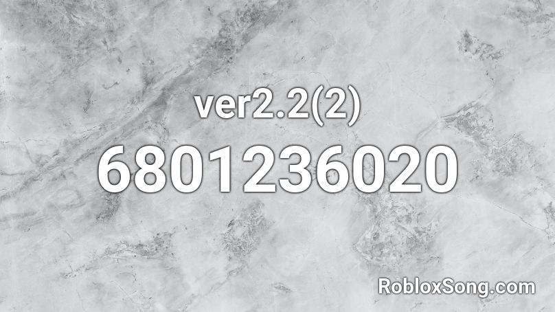 ver2.2(2) Roblox ID