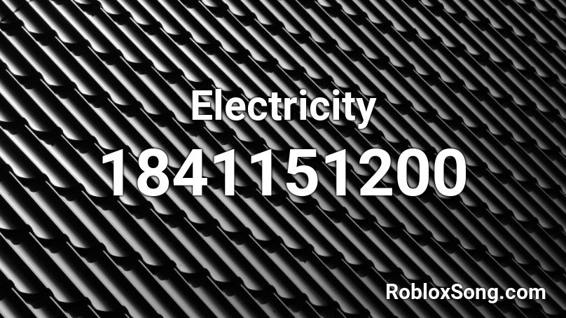 Electricity Roblox ID