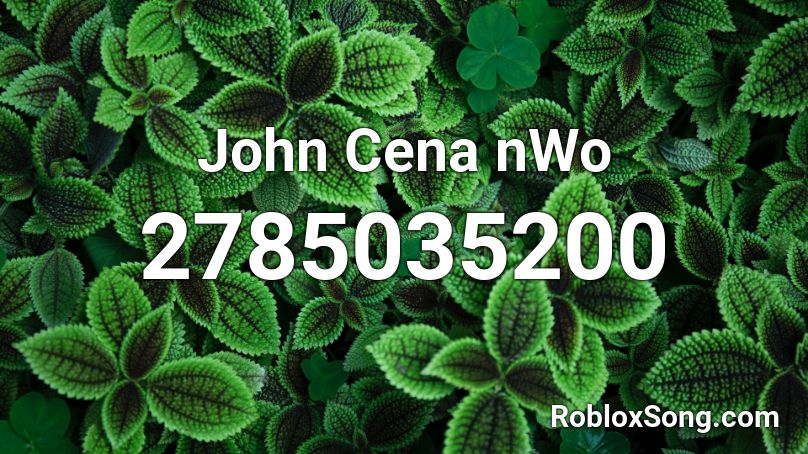 John Cena nWo Roblox ID