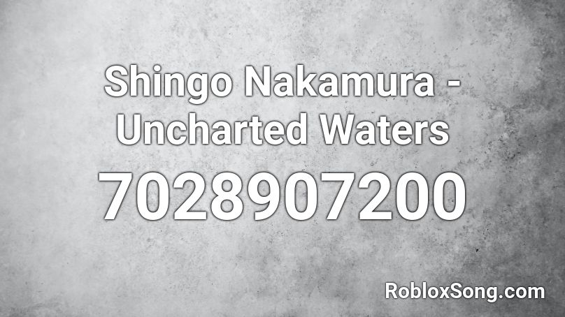 Shingo Nakamura - Uncharted Waters Roblox ID