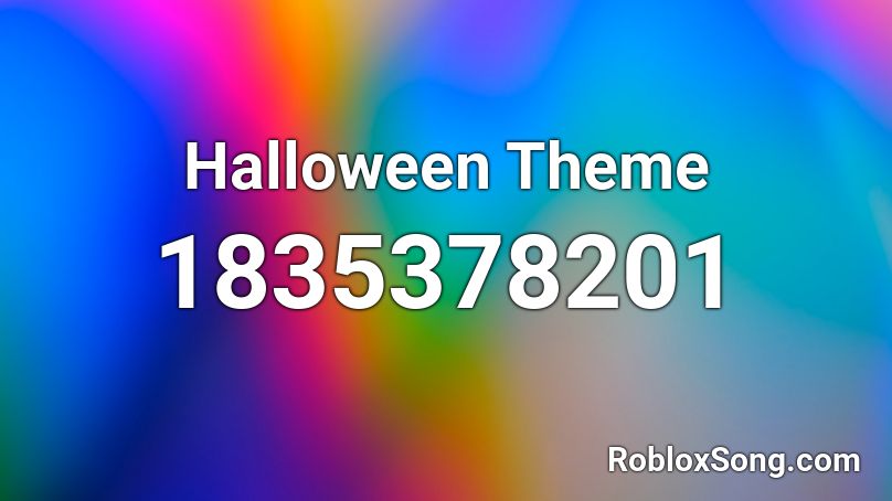 Halloween Theme Roblox ID