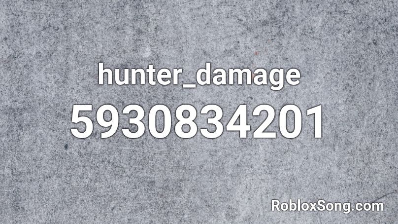 hunter_damage Roblox ID