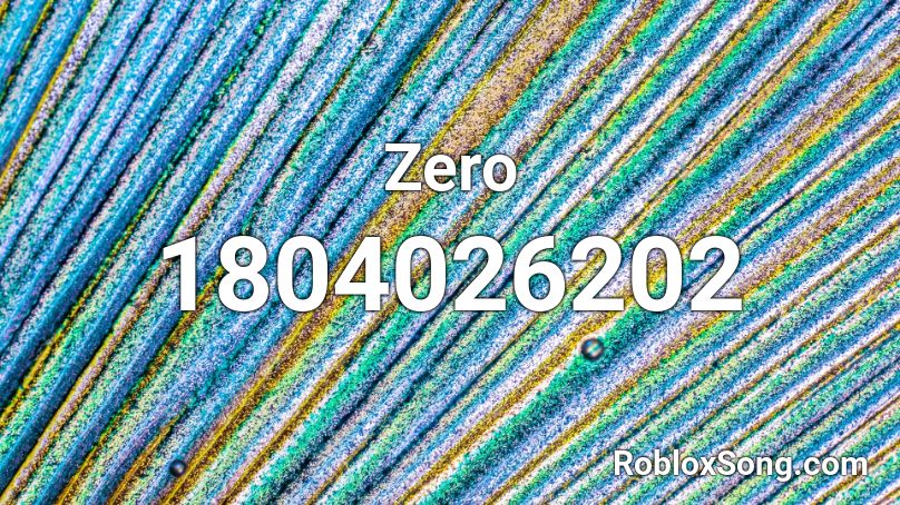 Zero Roblox ID