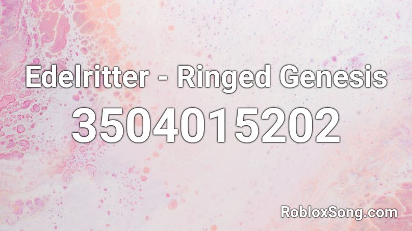 Edelritter - Ringed Genesis Roblox ID