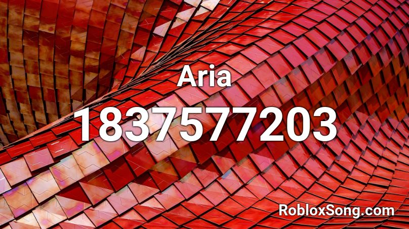 Aria Roblox ID