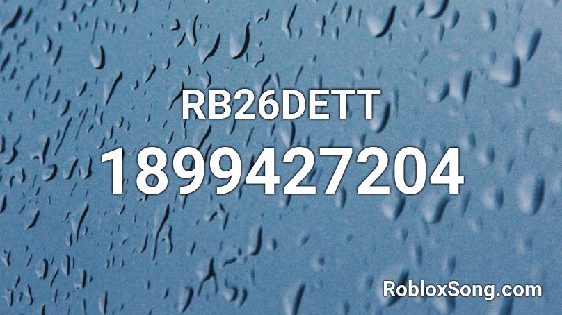 RB26DETT Roblox ID