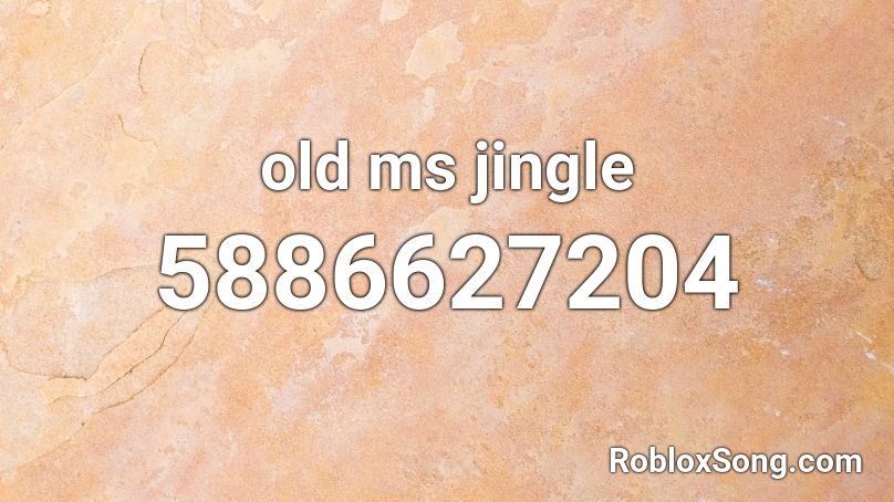 old ms jingle Roblox ID