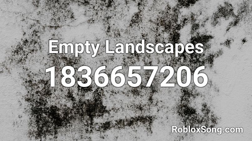 Empty Landscapes Roblox ID
