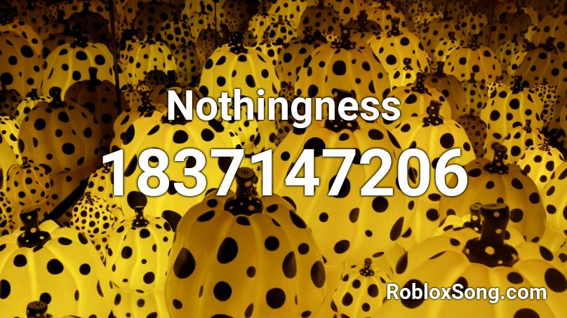 Nothingness Roblox ID