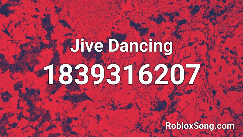 Jive Dancing Roblox ID