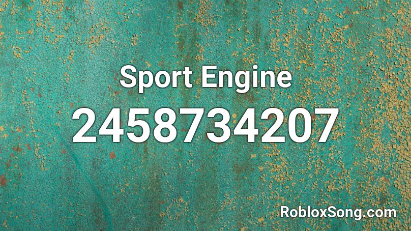 Sport Engine Roblox ID