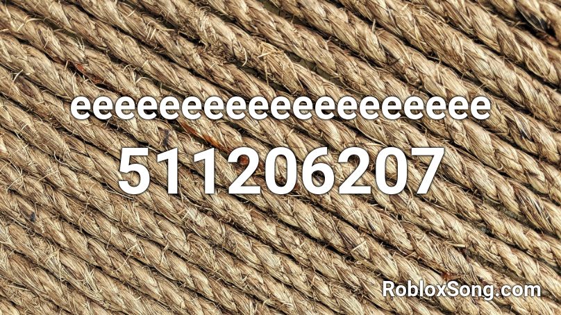 eeeeeeeeeeeeeeeeeee Roblox ID