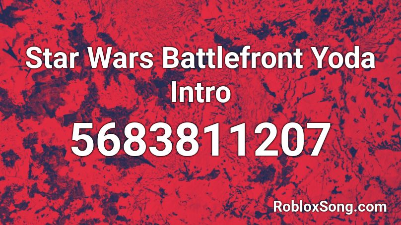 Yoda Theme Roblox ID