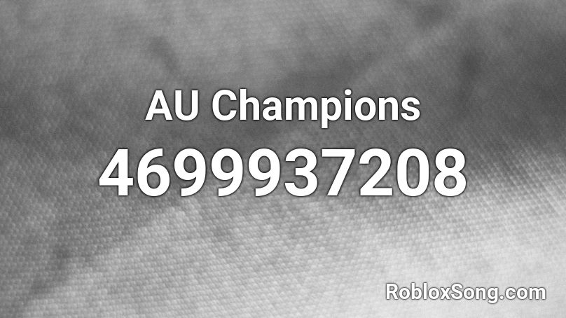 AU Champions Roblox ID