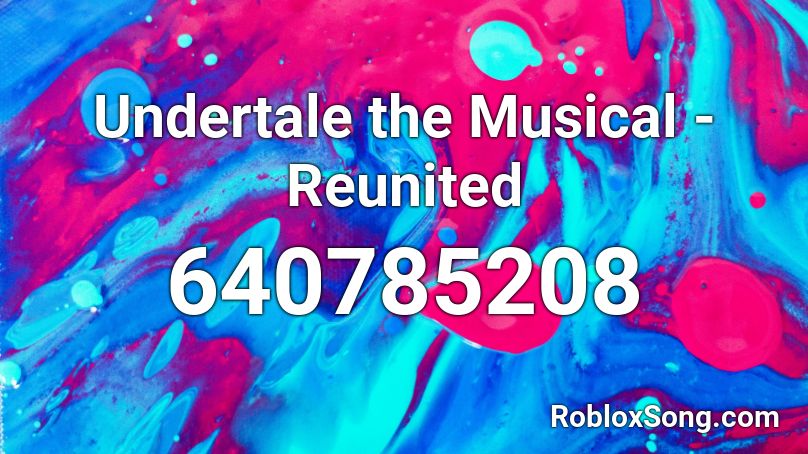 roblox music id for undertale the musical