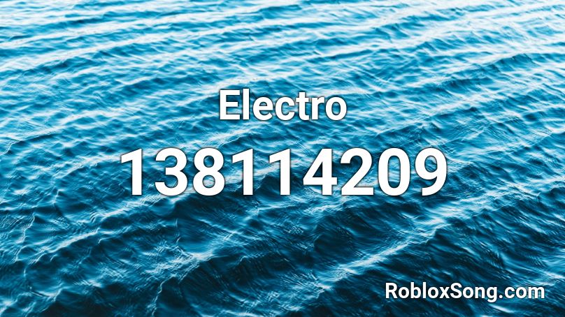 Electro Roblox ID