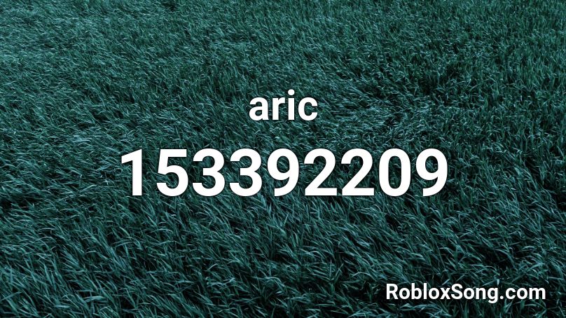 aric Roblox ID