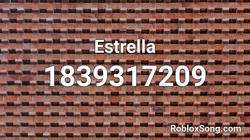 Estrella Roblox ID