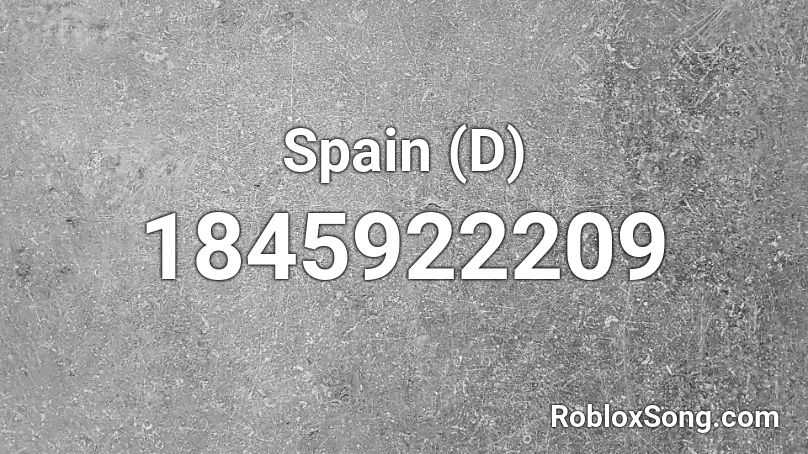 Spain (D) Roblox ID