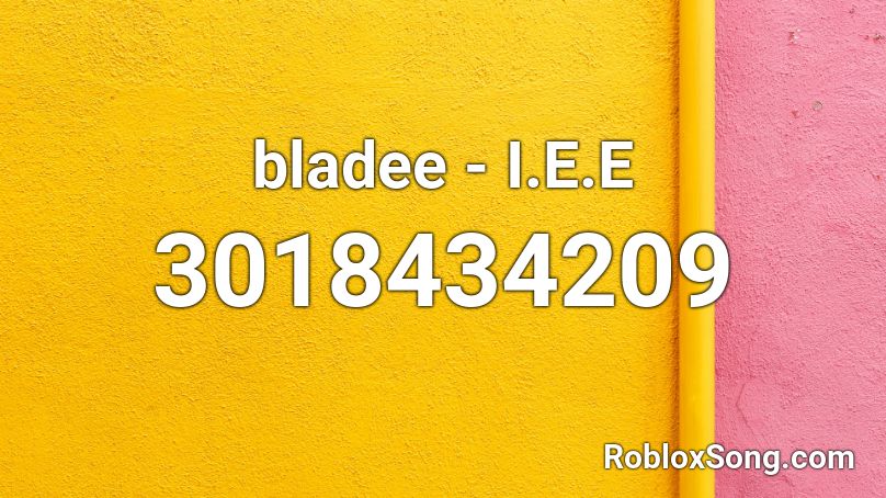bladee -  I.E.E Roblox ID