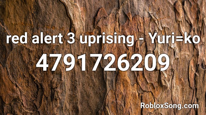 red alert 3 uprising - Yuri=ko Roblox ID