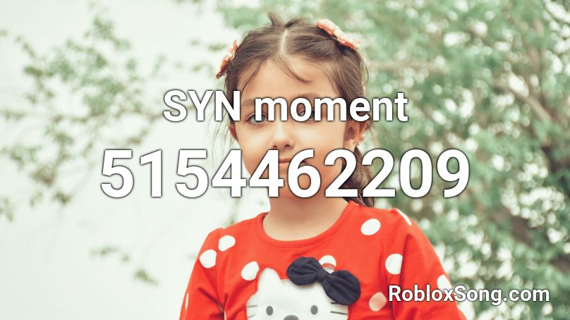 SYN moment Roblox ID