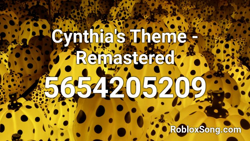 Cynthia's Theme - Remastered Roblox ID