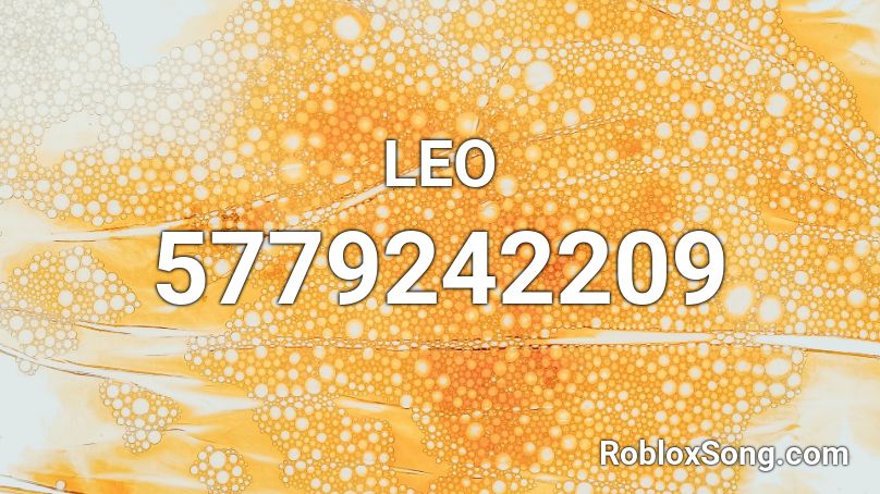 LEO Roblox ID