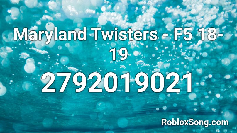 Maryland Twisters - F5 18-19 Roblox ID
