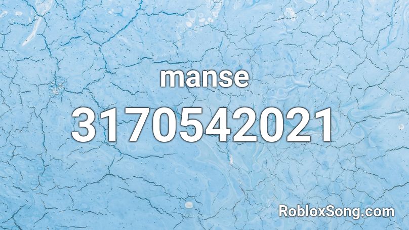 manse Roblox ID