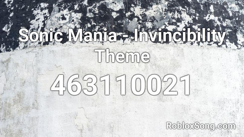 Sonic Mania - Invincibility Theme Roblox ID