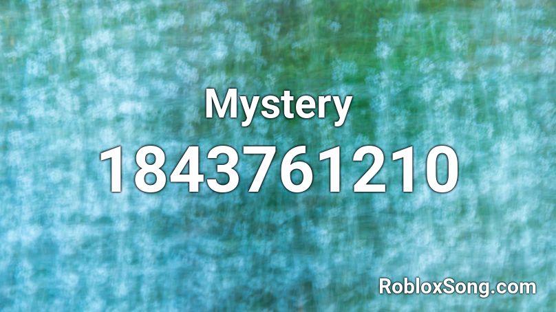 Mystery Roblox ID