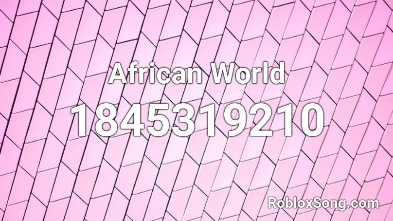African World Roblox ID