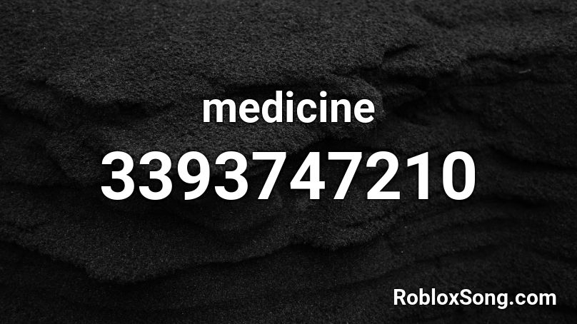 medicine Roblox ID