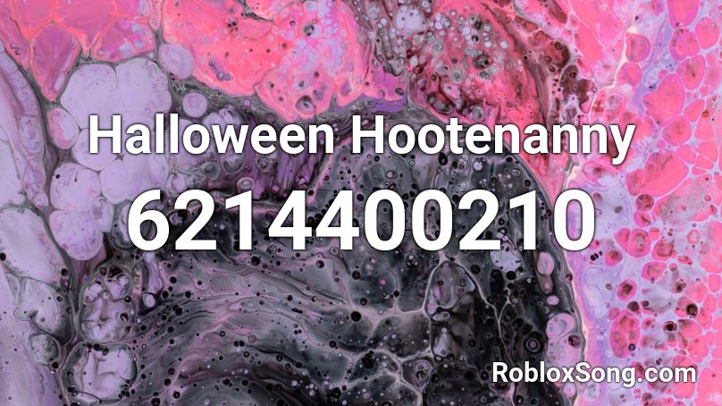 Halloween Hootenanny Roblox ID