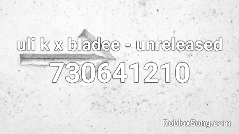 uli k x bladee - unreleased Roblox ID