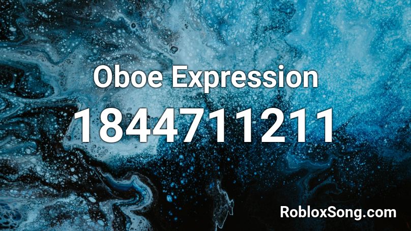 Oboe Expression Roblox ID