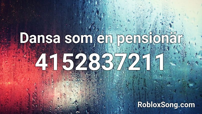 Dansa som en pensionär Roblox ID