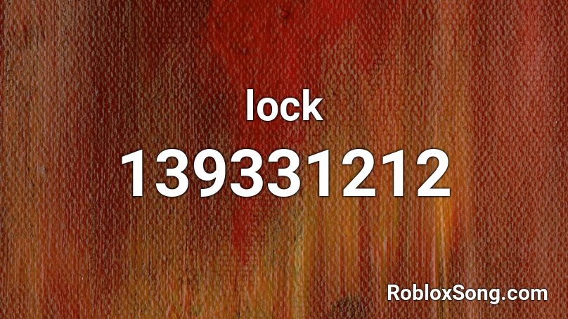 lock Roblox ID