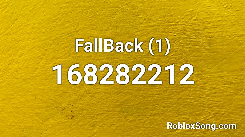 FallBack (1) Roblox ID
