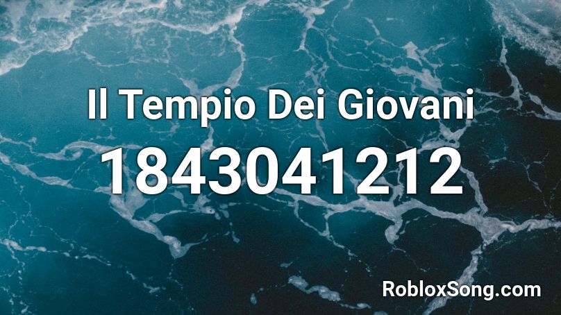 Il Tempio Dei Giovani Roblox ID