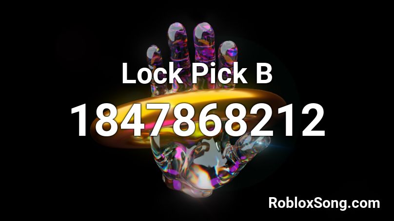 Lock Pick B Roblox ID